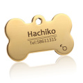 Customized Dogag Blindknochenknochen -Name Tag Metal Armee Hunde Tag Tag